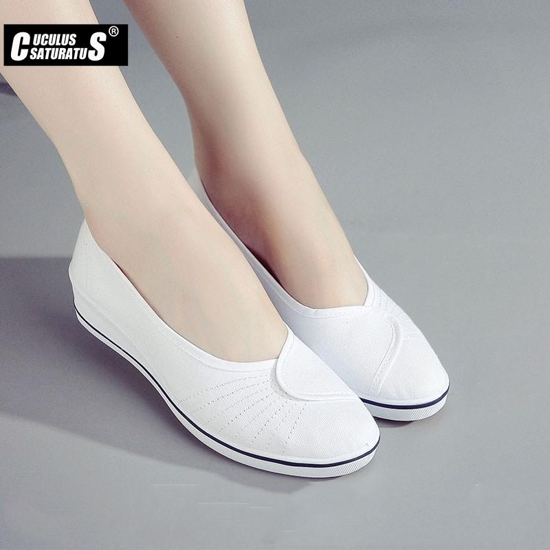 Cuculus 2022 Female Canvas Shoes Women loafer Sneakers Walking Shoes Breathable Casual Ladies Flats Footwear 804