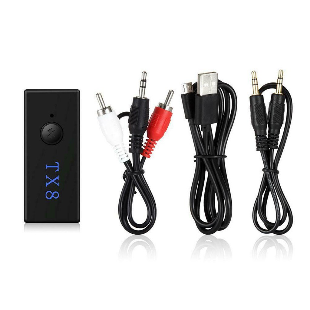 Bluetooth 4.2 BLS-TX8 3.5mm Audio Music Transmitter Stereo Adapter For TV PC MP3 Home Theater Transmission Adapter