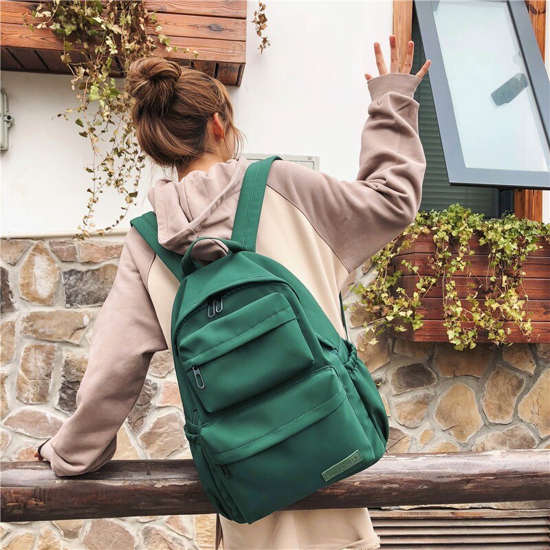 Vrouwen Rugzakken Grote Capaciteit Waterdichte Nylon Schooltassen Voor Tieners Meisjes Laptop Bookbags Schooltas Rugzak Vrouwelijke Mochil