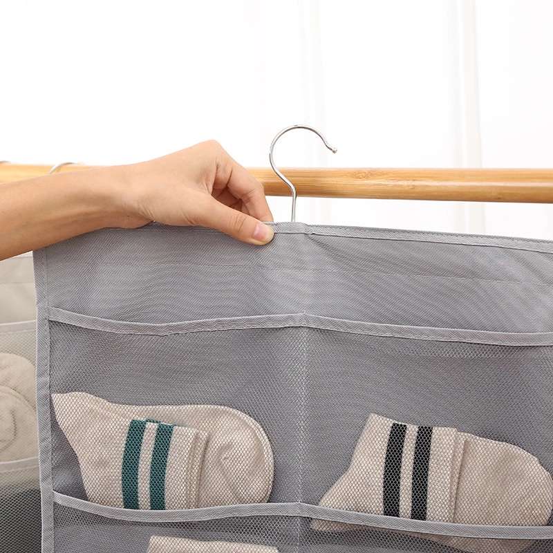 1PC Underwear Organizer Multifunction Underwear Storage Hanger Bra Underwear Storage Bag Dock Tie Hanger Clothing Storage Bag
