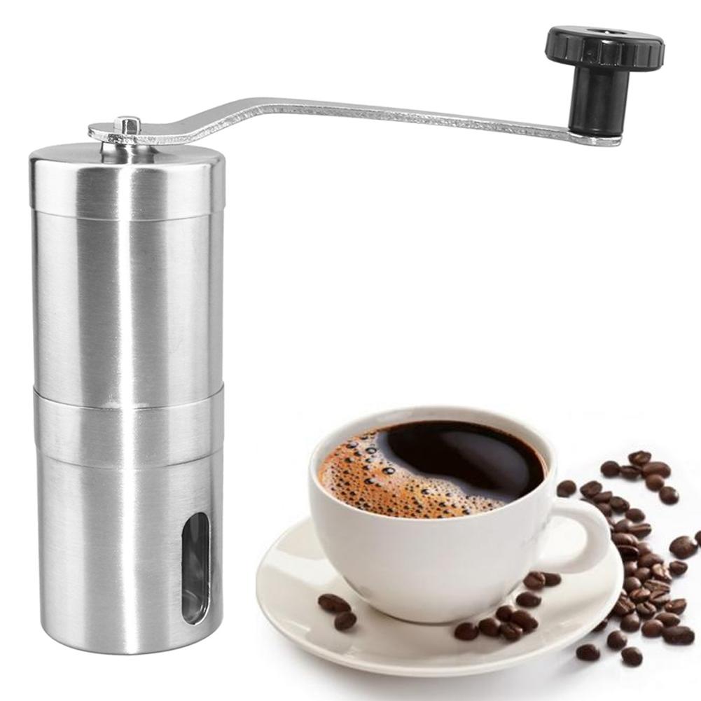 Roestvrij Staal Handmatige Koffiemolen Maker Koffieboon Slijpmachine Mini Bean Frezen Draagbare Keuken Slijpen Gereedschap