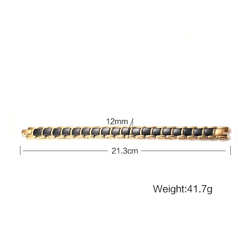 Fxm ccb 58 roestvrijstalen armband, populaire armband voor heren, enkelvoudig stalen keramische armband in zwart materiaal