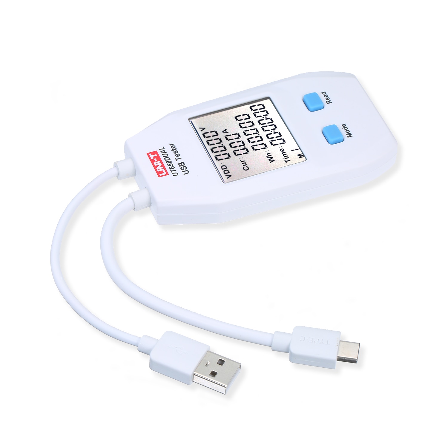 Usb strømmåler lcd usb tester detektor voltmeter amperemeter digital strømkapacitetstester