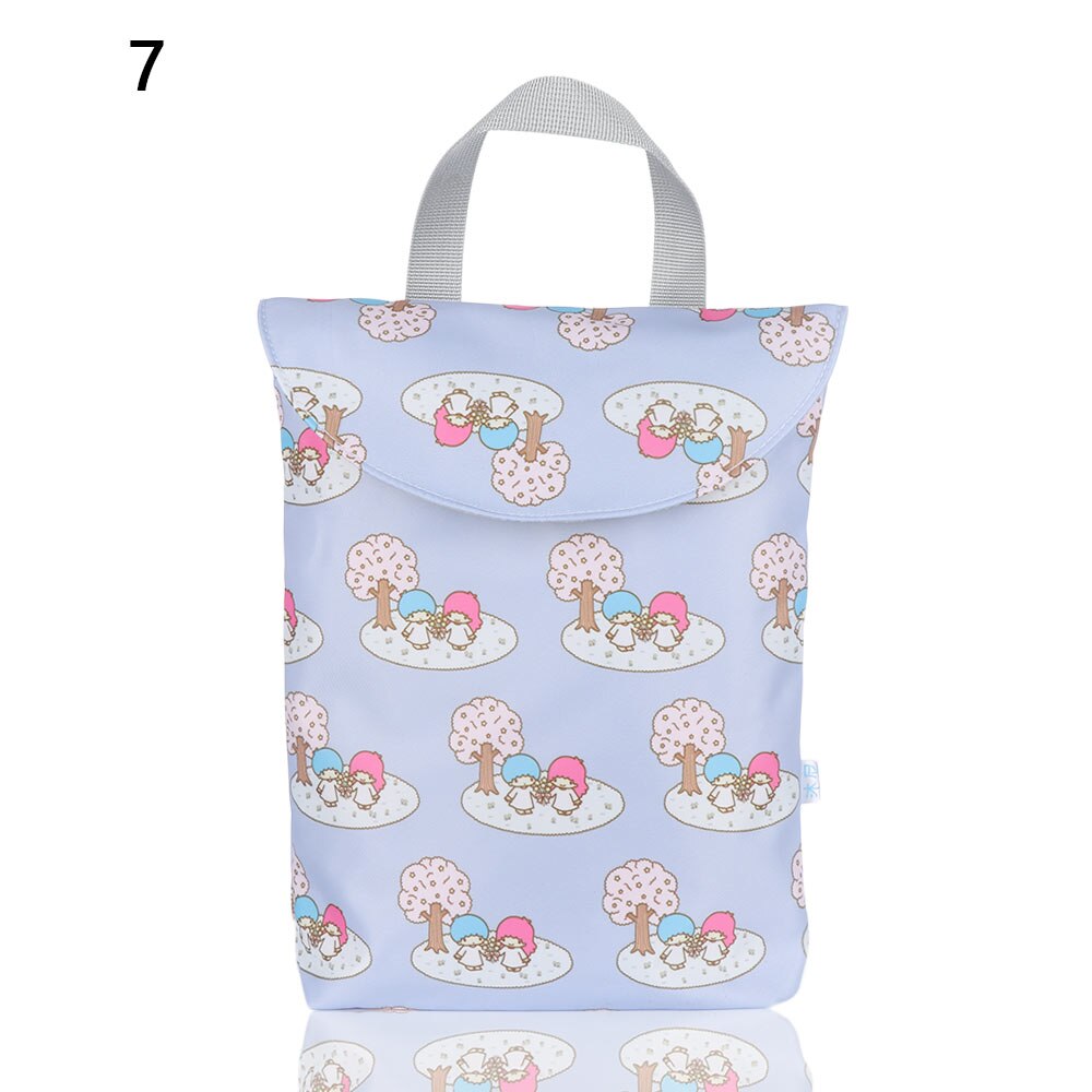Multifunktions Baby Windel Drucke Nass/Trockenen Tuch Tasche Wiederverwendbare Wasserdicht Mumie Lagerung Tasche Reise Windel Veranstalter: 7