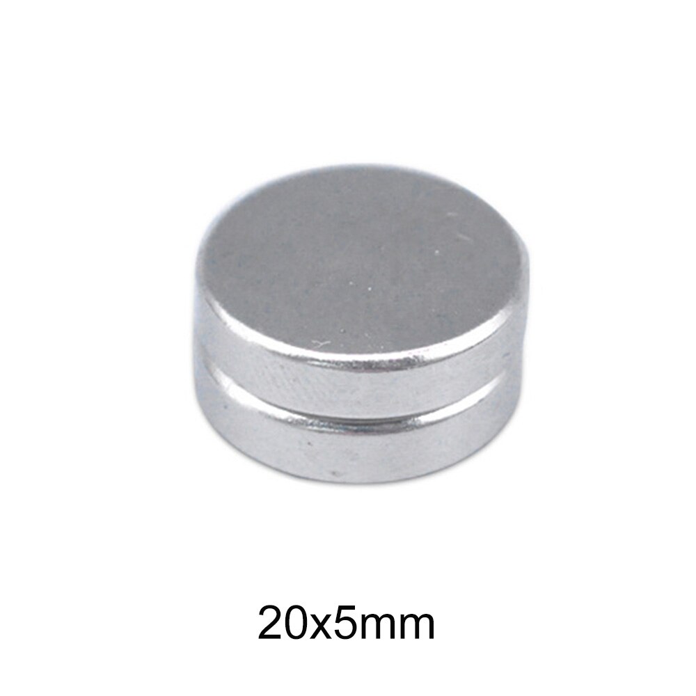 2 ~ 50 Stuks 20X5 Mm Krachtige Magnetische Zeldzame Aarde Neodymium Magneten 20Mm X 5 Mm Super sterke Disc Magneet 20X5 Mm Sterke Magneet 20*5 Mm