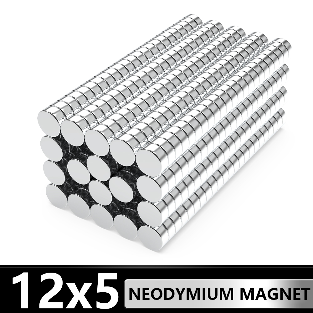 12x5mm Super Strong Round Magnet Powerful Refrigerator Magnets for Fridge, DIY, Building, Scientific, Craft, and Office Magnets