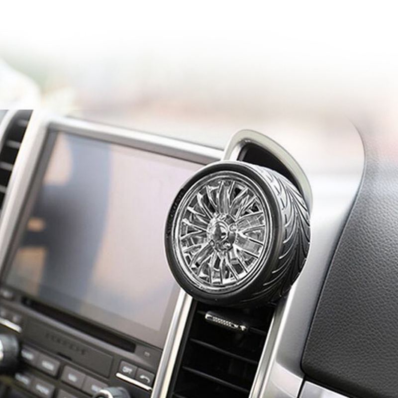Ambientador de Clip de coche, neumáticos aromáticos, Perfume de rejilla de ventilación, fragancia sólida, accesorios para automóviles