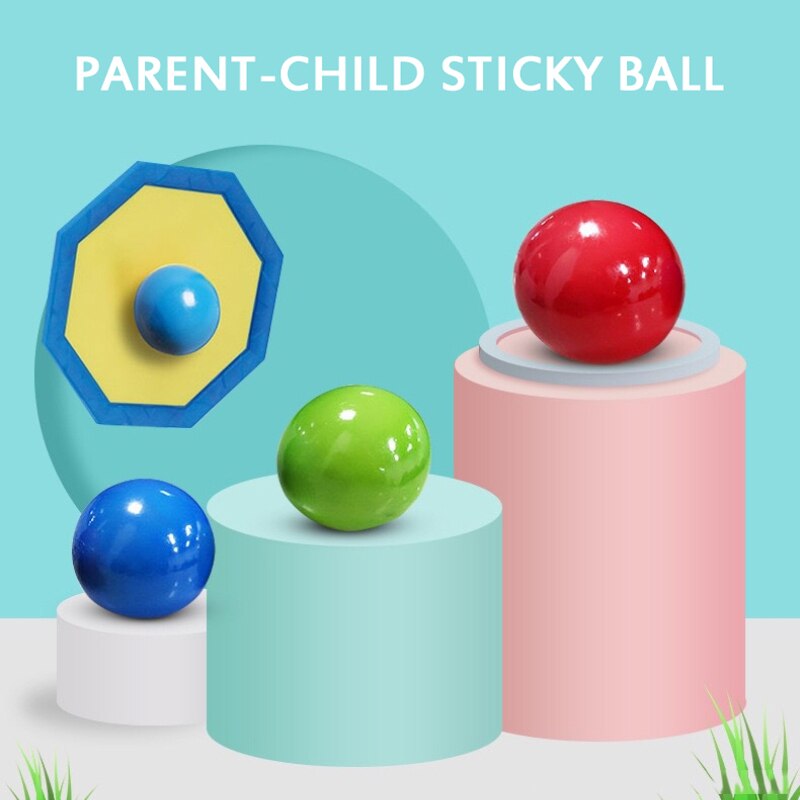 Sticky Ballen Gooien Op Plafond Decompressie Bal Kleverige Squash Bal Vacuüm Zuig Decompressie Kleverige Doel Bal Childrentoys