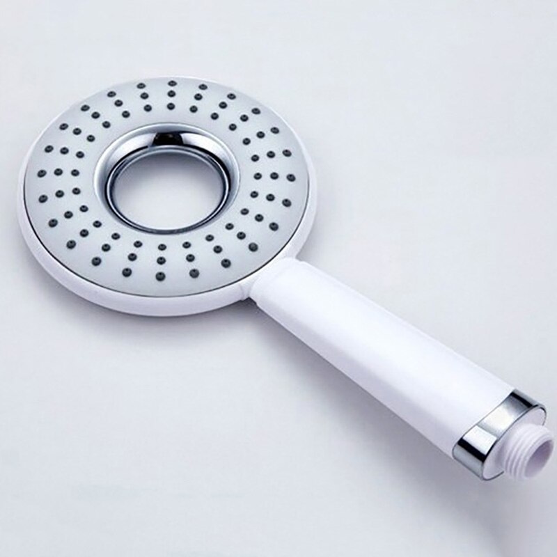 LANGYO Chrome Shower Head Bathroom ABS Plastic Shower Faucet Gray Rainfall Shower Nozzle With Shower Hand: Gray Shower Hand