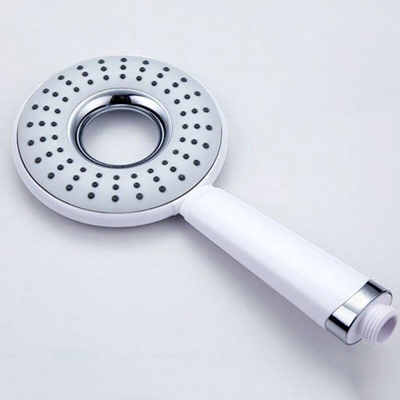 Langyo Chrome Douchekop Badkamer Abs Plastic Douche Kraan Mode Grijs Regendouche Nozzle Met Douche Hand: Gray Shower Hand