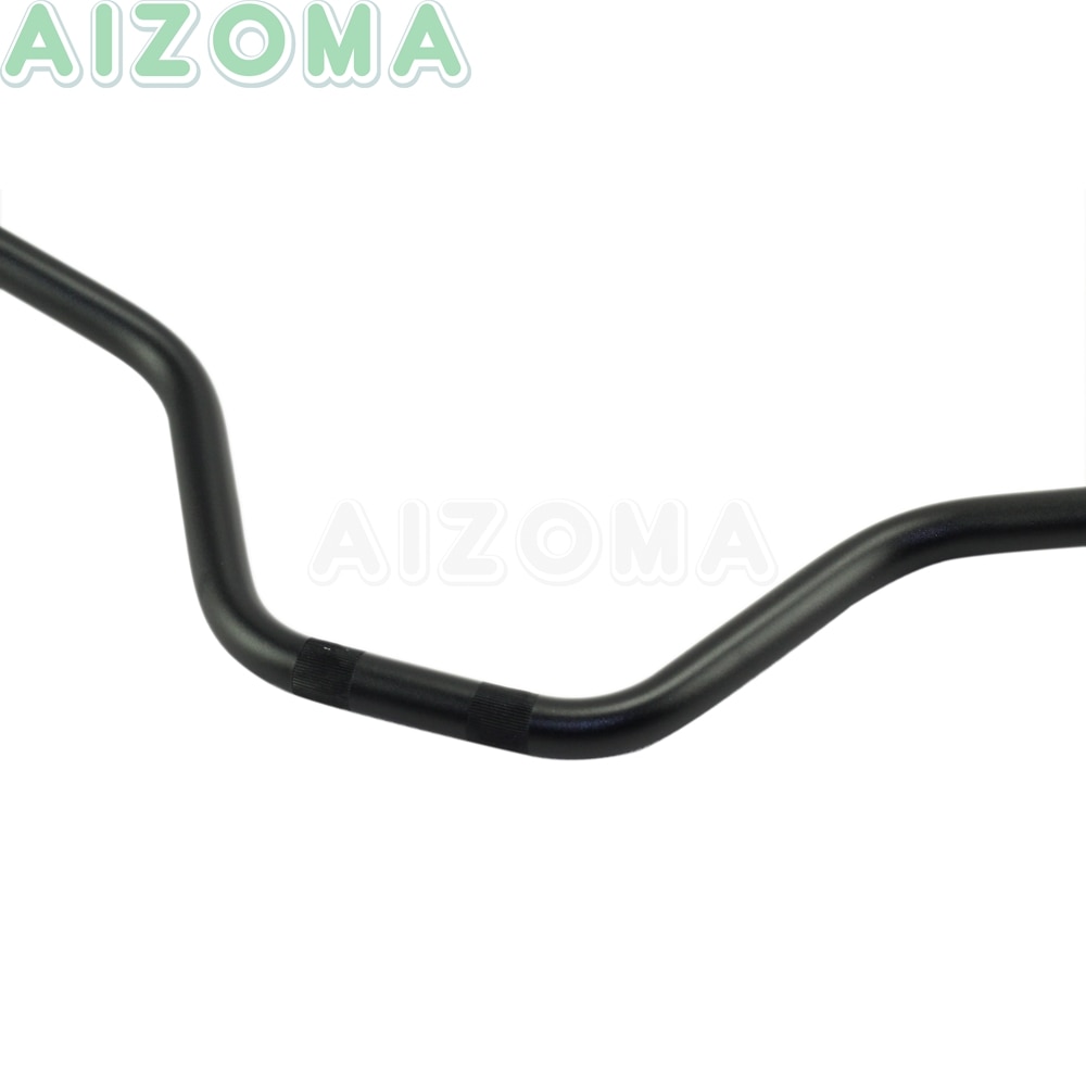 7/8 '' motorcykel euro stil styr universal til harley 883 chopper kawasaki yamaha suzuki sort 22mm / 7.8 '' håndtag