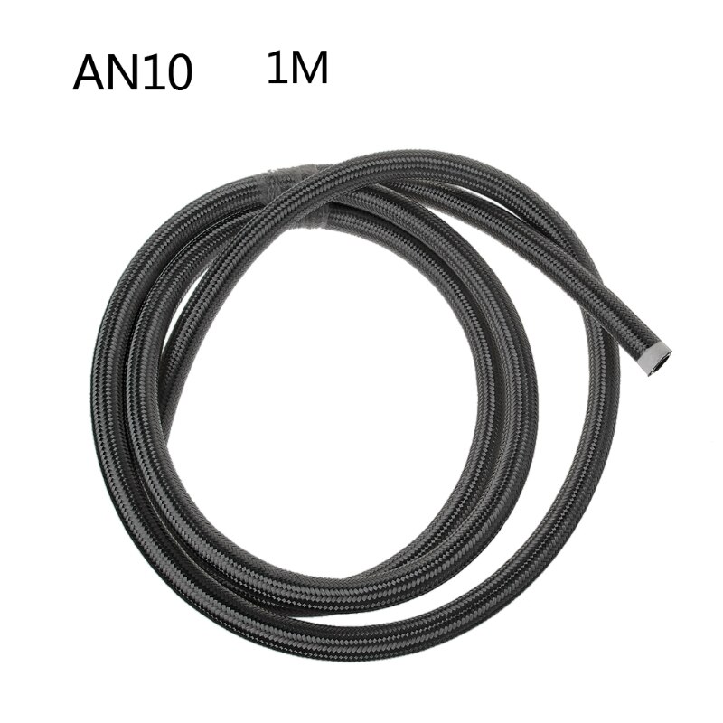 1M Nylon Staal Gevlochten Brake Gas Olie Brandstofslangen AN4 AN6 AN8 AN10: 10