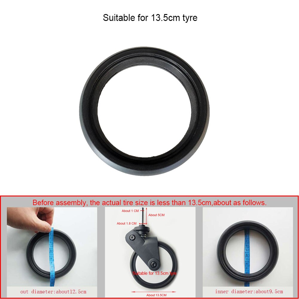 yoyo passeggino ruote coperchio anteriore e posteriore accessori carrello per bambini per Yoyayoyo Vovo Babyyoya serie bambino macchina: 13.5cm tyre copertina 1