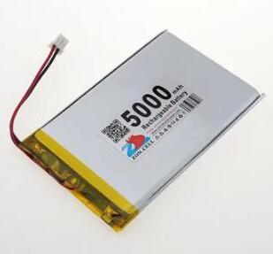 Gratis 3.7v 606090 5000mAh lithium polymeer batterij li-po oplaadbare batterij leren machine batterij