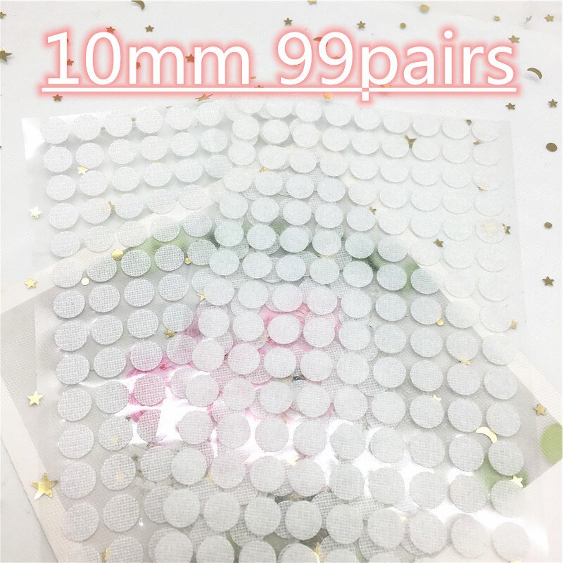 30mm 10mm colorido redondo adesivo auto adesivo prendedor fita ganchos e laços forte cola fita diy dot adesivo disco de náilon