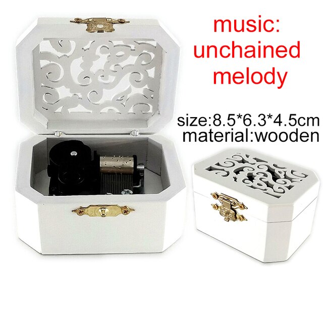 Unchained Melody Muziekdoos Houten Diy Cadeau Voor Vrouw Vriendin Jaar Kerst Valentijnsdag Voorstellen Romantische Liefde