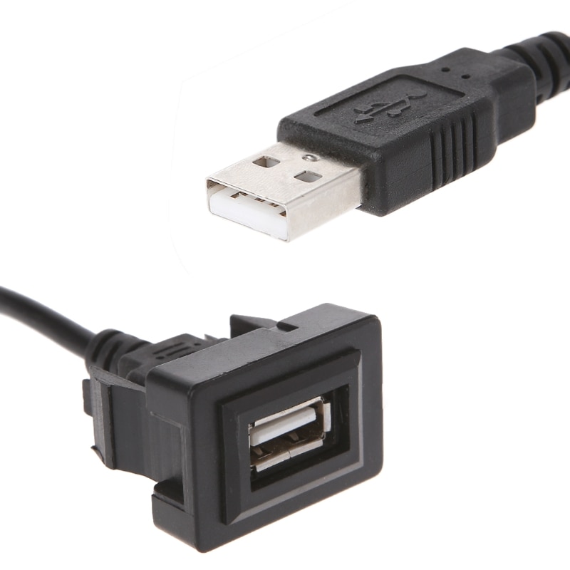 Cable de puerto USB auxiliar, 12-24V, Cable USB, adaptador de carga para Toyota Vios/Corolla E7CA