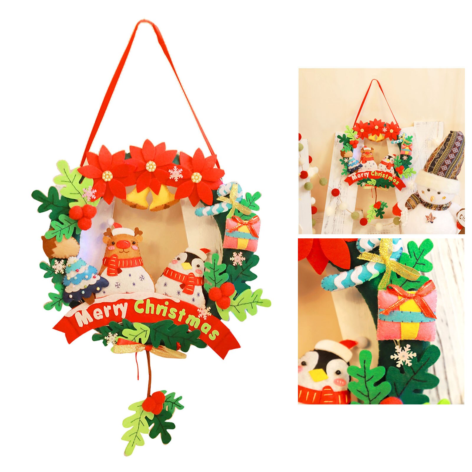 Christmas Handmade Christmas Ornaments Garland DIY Craft Decoration to