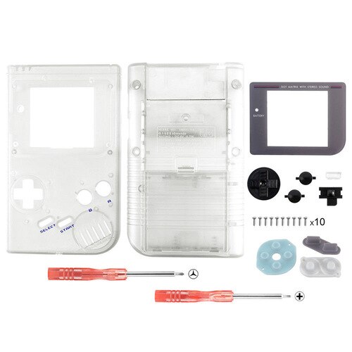 OSTENT Full Housing Shell Case Cover Replacement for Nintendo GB Game Boy Console: Clear