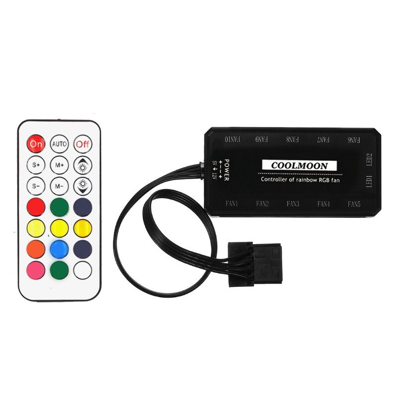 COOLMOON Remote RGB LED Light Controller