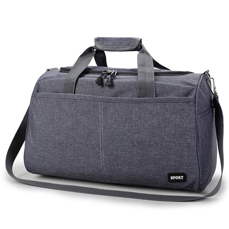 Men Travel Bag Large Capacity Hand Luggage Travel Duffle Bags Oxford Weekend Bags Women Multifunctional Travel Bags: Gray L