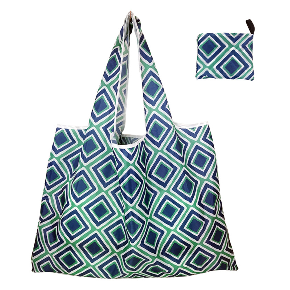 Foldable Shopping Bags Eco Reusable Storage Bags Cartoon Animal Floral Fruit Pattern Sundries Organizer Bags 56x46cm 1PC