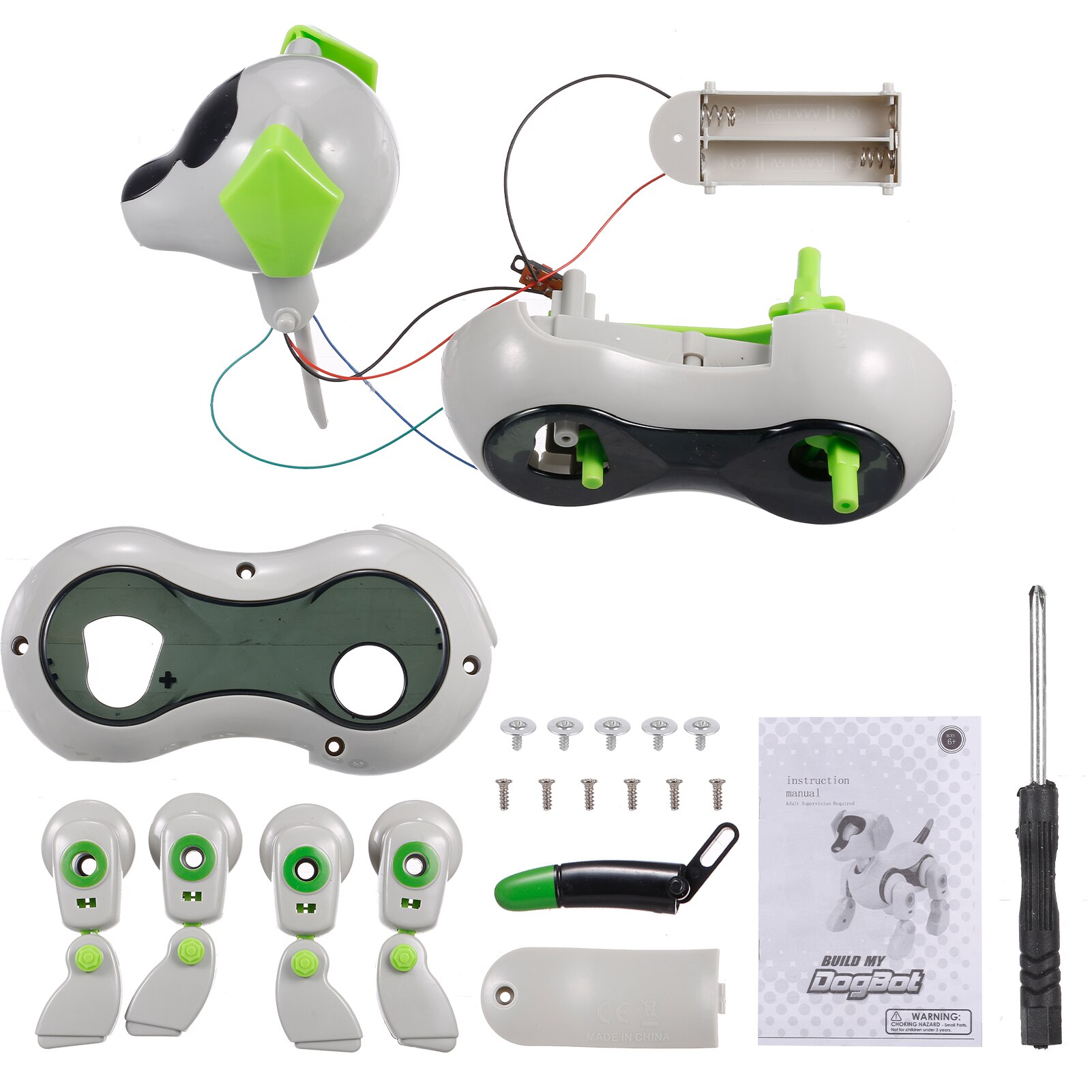 Jouet Robot chien/chat pour enfants, bricolage, animal de compagnie, télécommande, interactif, Intelligent, éducatif, pour garçons et filles