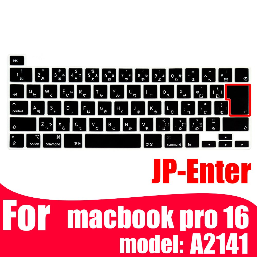 Japanese Laptop keyboard cover protector for macbook pro13 A2159A2289 For macbook air13 A2179 A1932 Keyboard case laptop skin: A2141
