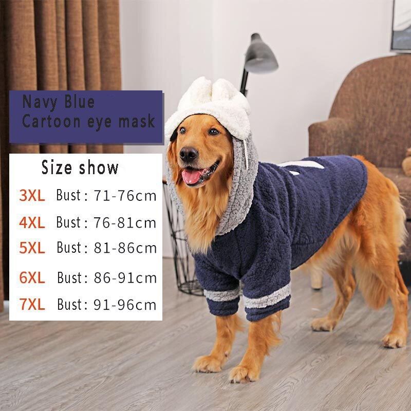 JORMEL Big dog clothes golden husky Labrador medium sized large dog pet puppies autumn winter cotton clothes