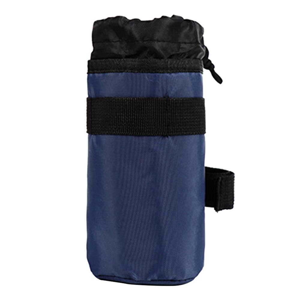 Cykel kopholder vandflaske isoleret pose taske og justerbar snøre lukning - let at installere - vælg farver: Blå