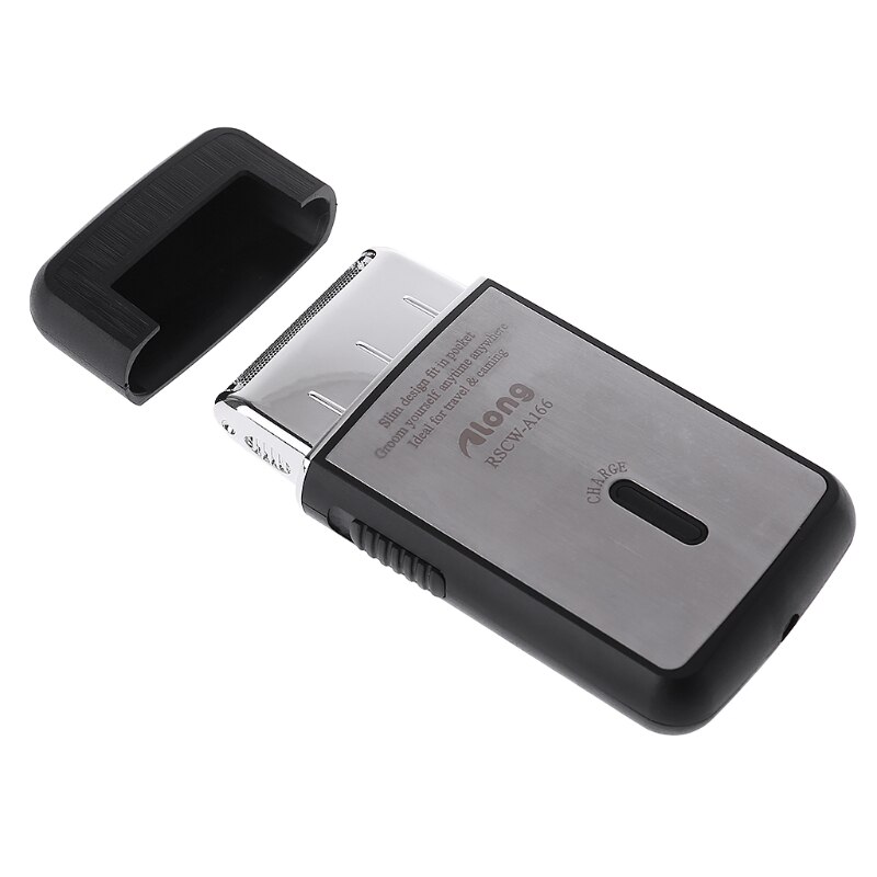 Bärbar mäns elektrisk rakhyvelfolie smal rakapparat usb uppladdningsbart resehus