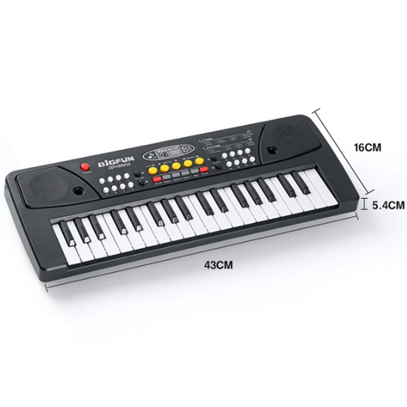 Bigfun Kids Keyboard Piano, 37 Keys Piano Keyboard for Kids Musical Instrument Toys for over 3 Year Old Children