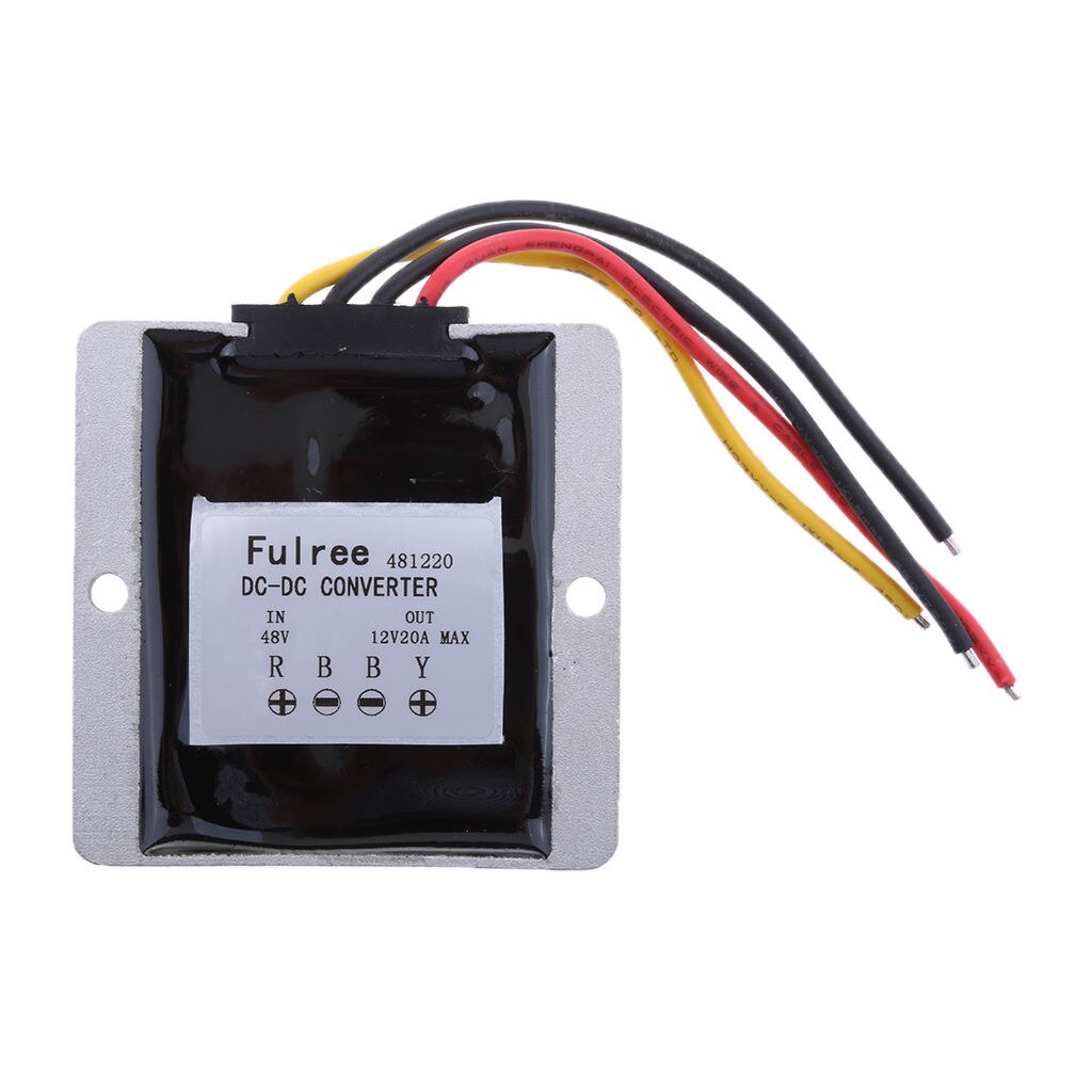 48V to 12V 25A 300W Voltage Reducer DC Converter 20-60V to 12V 20A DC Buck Converter