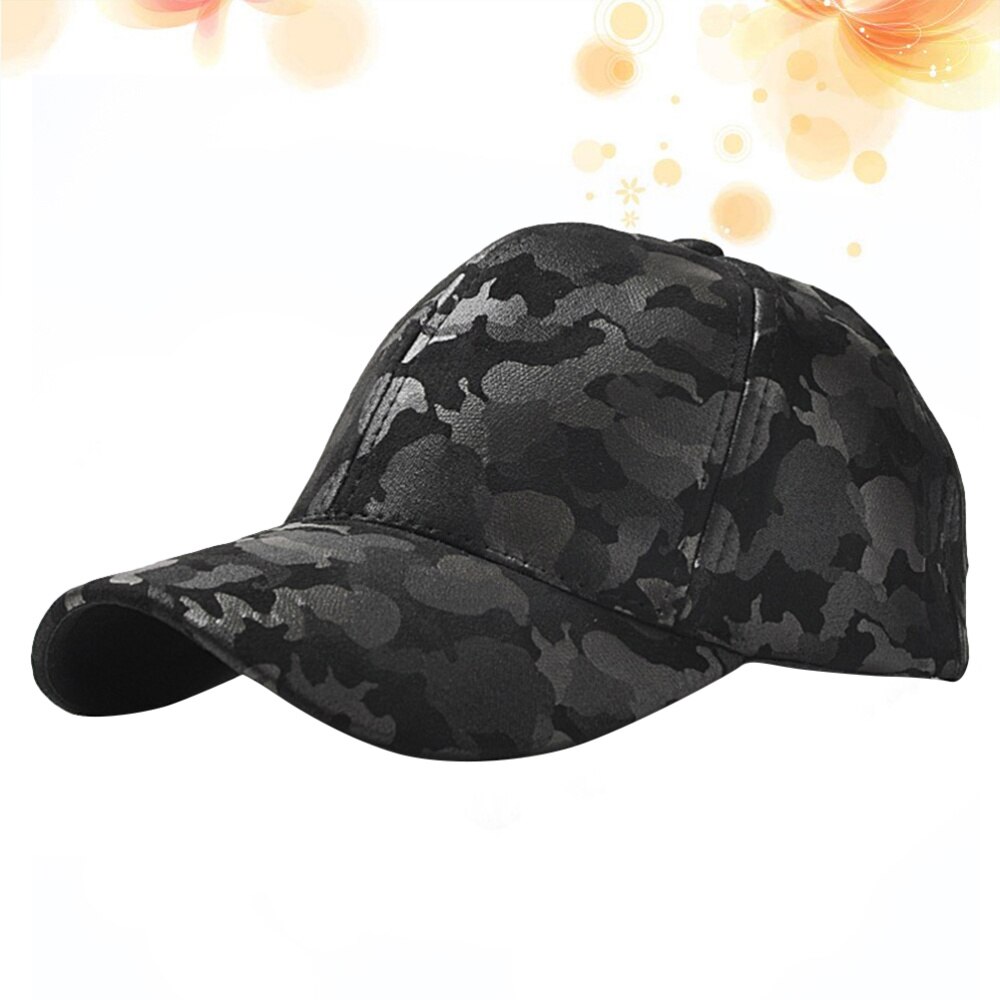 Suede Baseball Cap Quick Drying Peaked Cap Sun Cap Outdoor Sun Protective Hat Sun Block Graffiti Pattern Headwear for Da