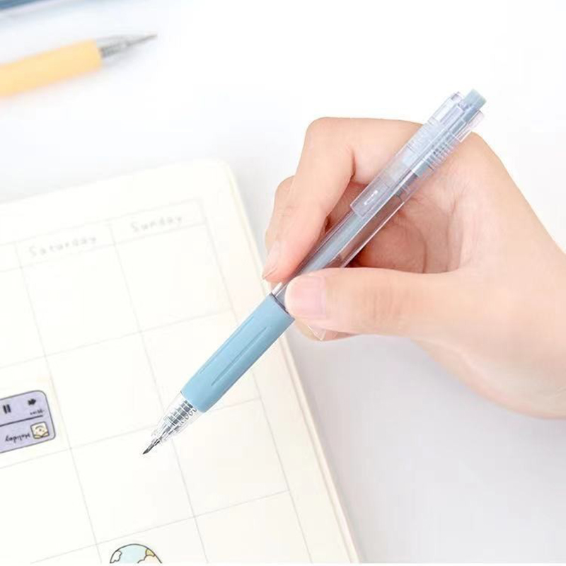 Pressable Pen Cutter Portable Utility Knife Express Box Opener Kawaii Stationery DIY Craft Handmade Tool School Office Supplies