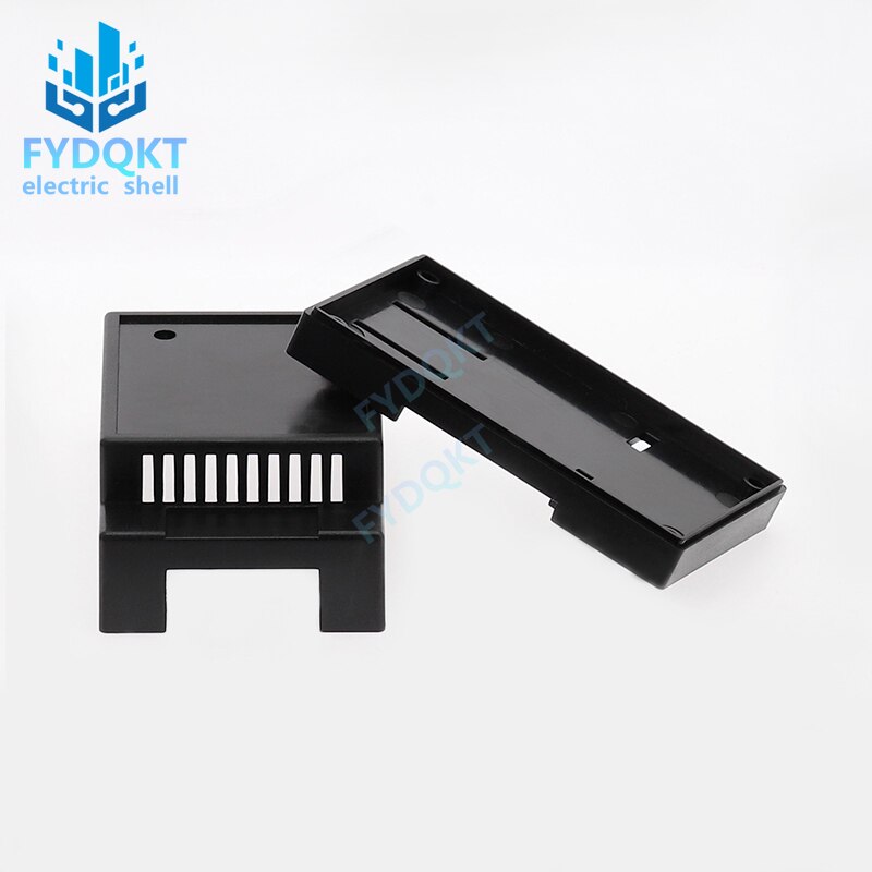 Brand 88x54x44mm DIN Rail PLC Fire detection instrument Power switch box, instrument housing, guide rail electrical Shell