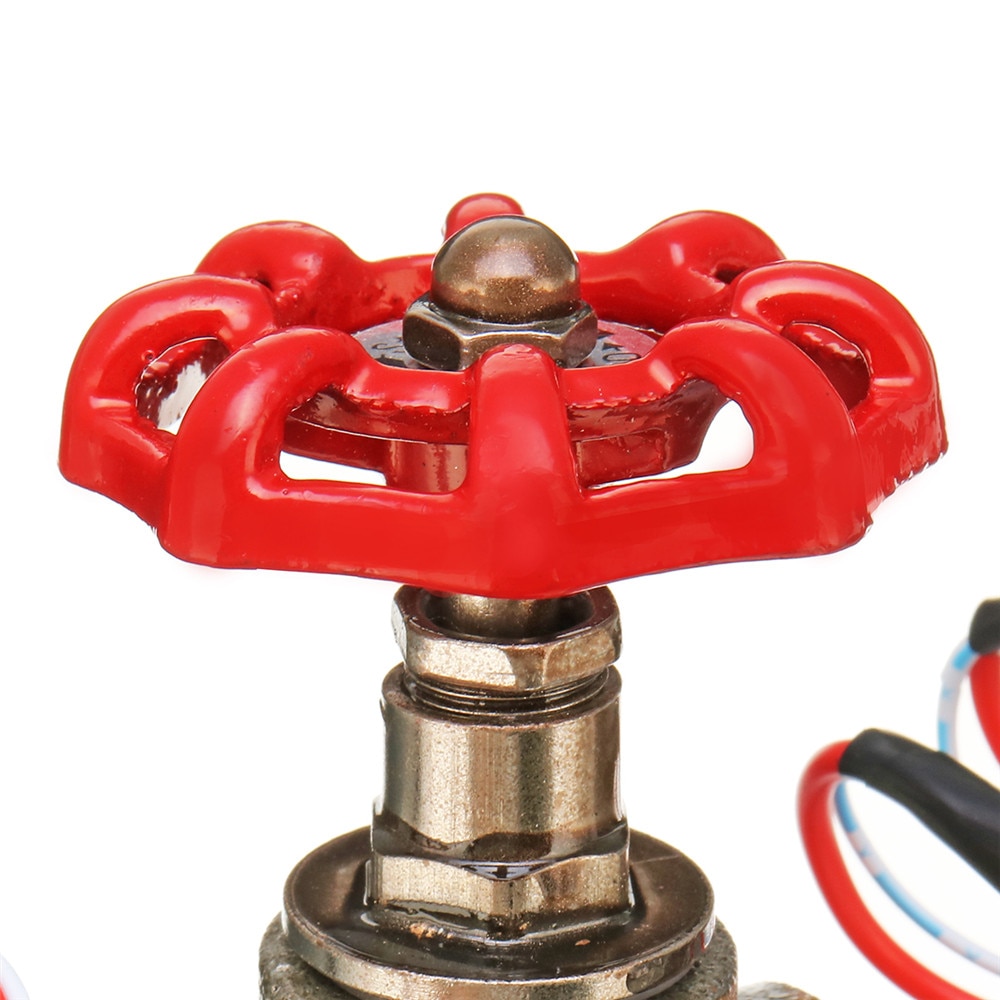 1/2 Inch Stop Valve Light Vintage Steampunk Switch With Wire For Water Pipe Lamps Lamp Loft Style Iron Valve Vintage Lamp