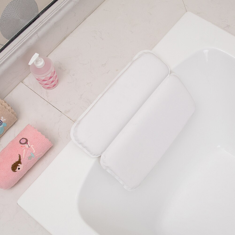 Spa bad pute bad svamp pute badekar pute for badekar hode og skuldre lett å rengjøre 40*30*4.5cm