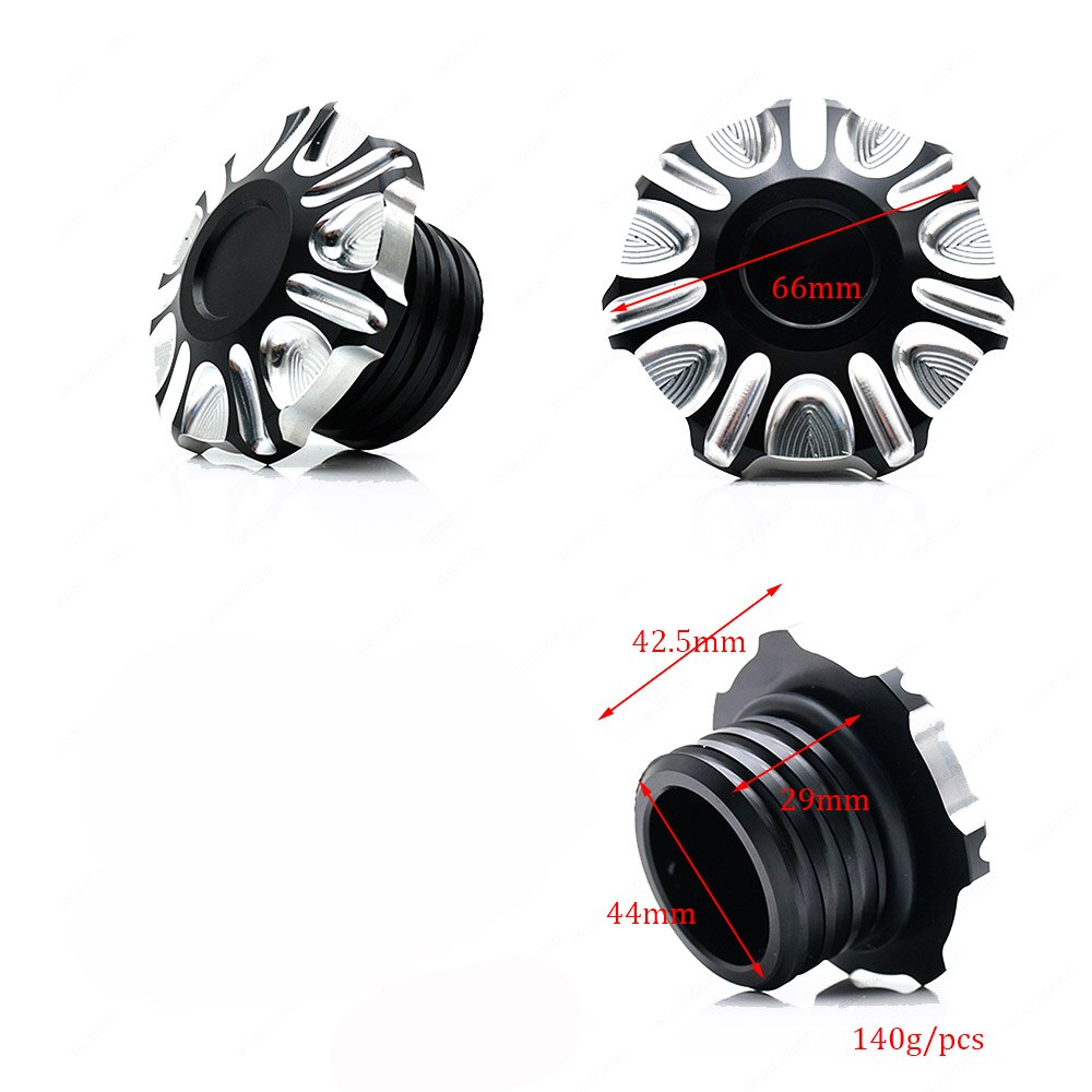 Motorrad CNC Aluminium Kraftstoff Gas Panzer Entlüftet Dekorative Öl Kappe Für Harley touren Straße König Softail Dyna Sportster XL 1200 883