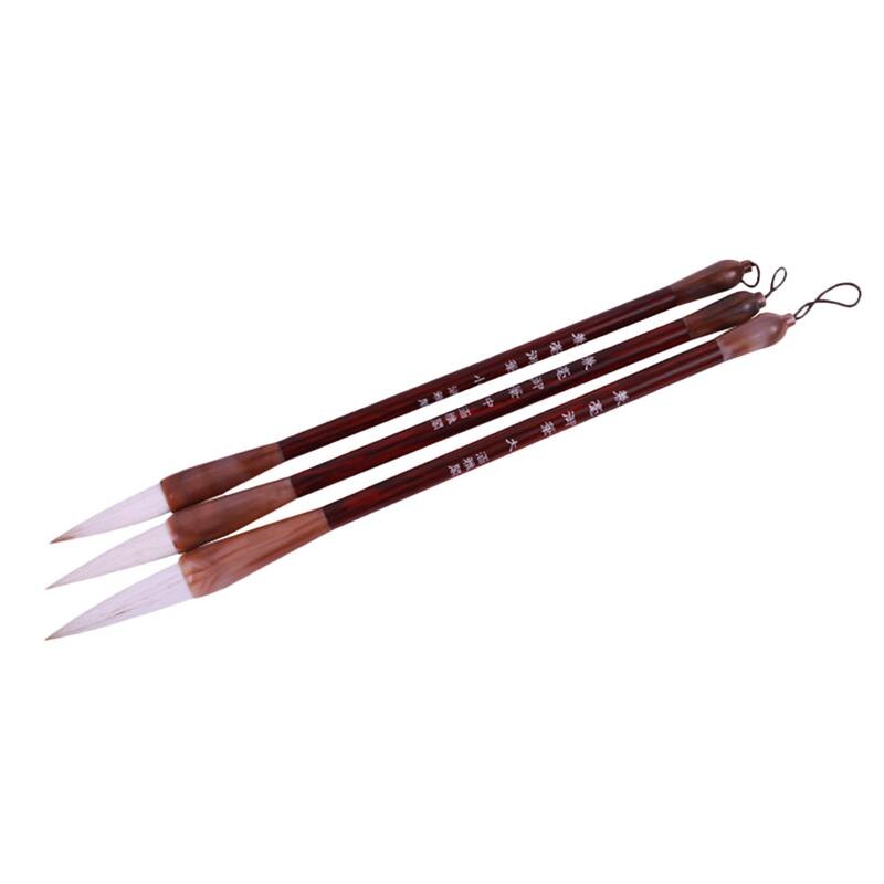Nuzel Excellent cheveux de loup caligraphie chinoise Kanji japonais Sumi dessin brosse: AS PIC 4