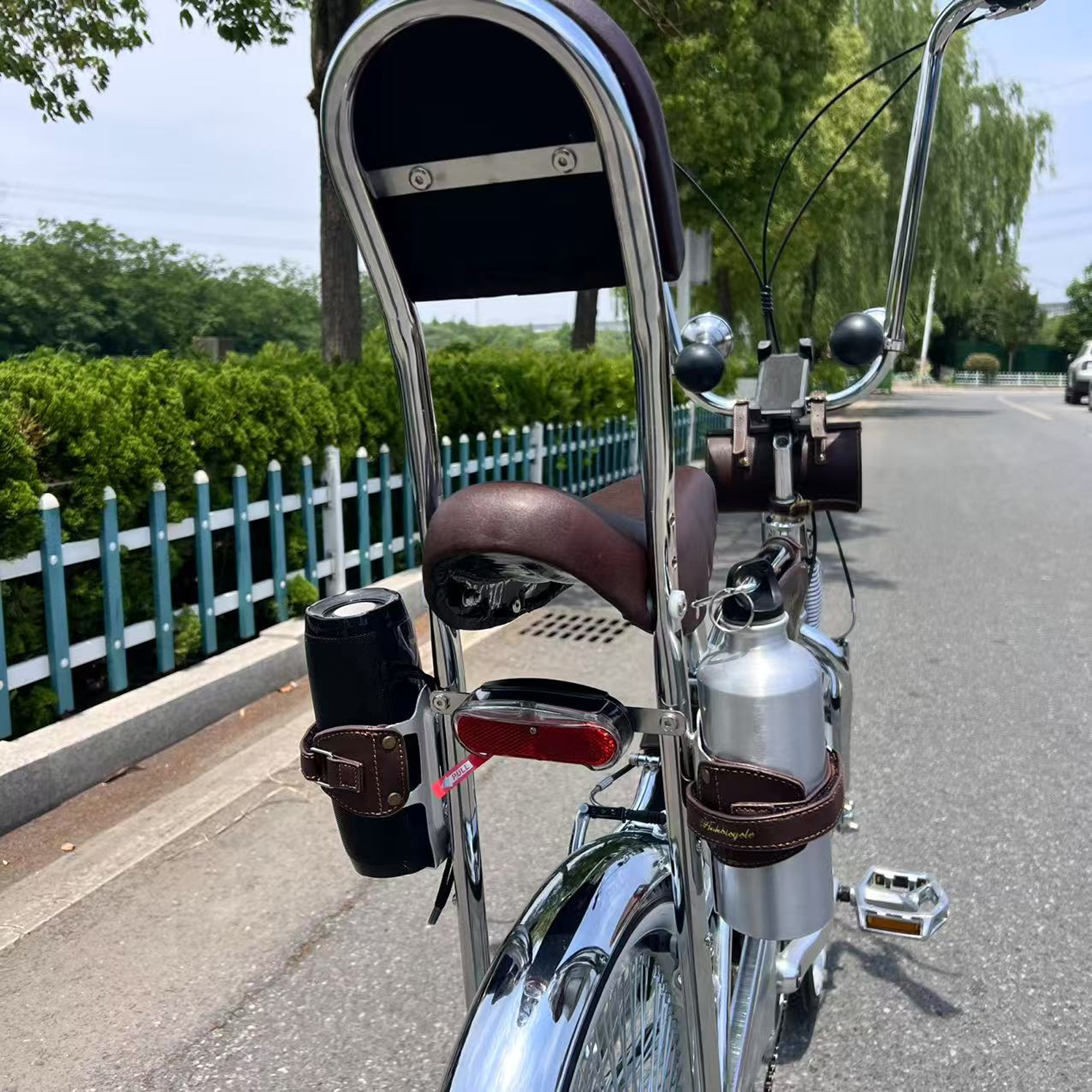 26 inch fiets bananen zadel rugleuning/fiets lang zadel, fiets ombouw accessoires, 20 ", 24 ", 26 " BMX fiets zadel rugleuning