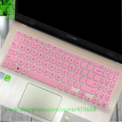 Til asus vivobook 15 asus  x509 x509fj x509fb x509fl x509fa x509 fa fb fj fl  fl8700f y5100 y5200f 15.6 tommer cover til tastaturet: Gradient lyserød