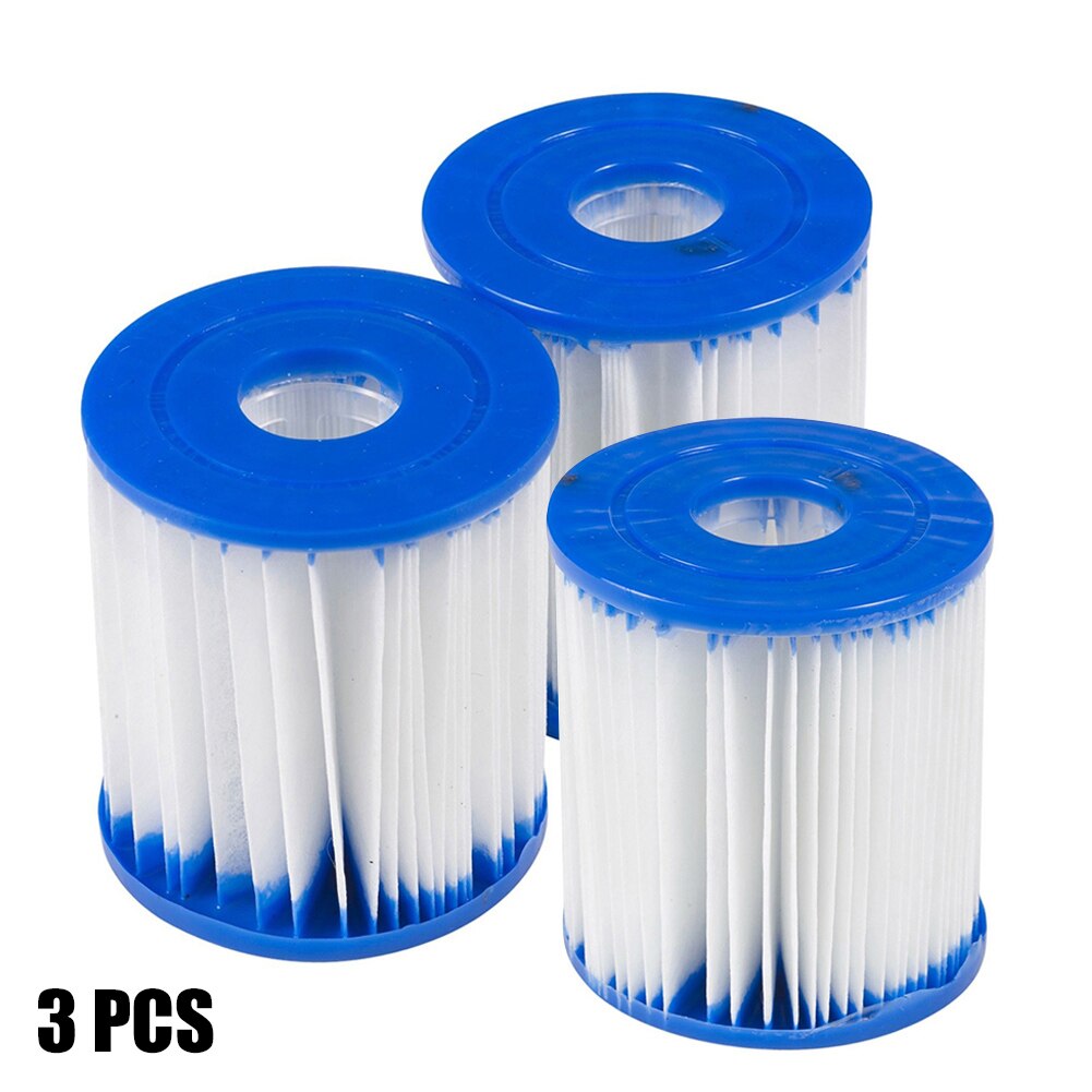 1/2/3 Pcs Vervanging Filter Cartridge Opblaasbaar Zwembad Pomp Set Up Accessoires RT88: 3 pcs