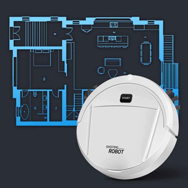 Robot Vacuum Cleaner Intelligent Silent Sweeping And Dragging Vacuum Three-In-One Sweeping Robot