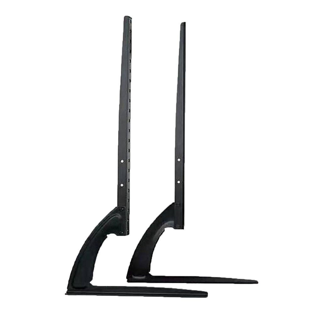 Flat TV Base Bracket Thickened LCD Flat Panel TV Double Column Base TV Desk Stand TV Table Monitor Stand: 19-42 inch