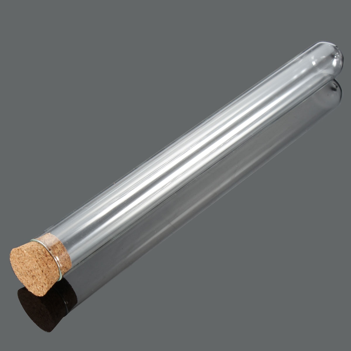 Kicute 50pcs/lot Lab Glass Test Tube With Cork Stoppers Laboratory School Educational Stationery 18X180mm