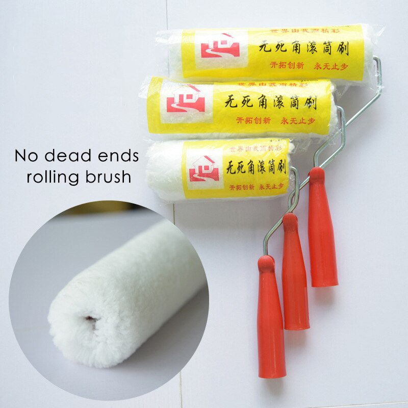 1pc Practical Multifunctional Paint Roller Brush Household Use Wall Brushes Tackle Roll Decorative Painting Brush Tool