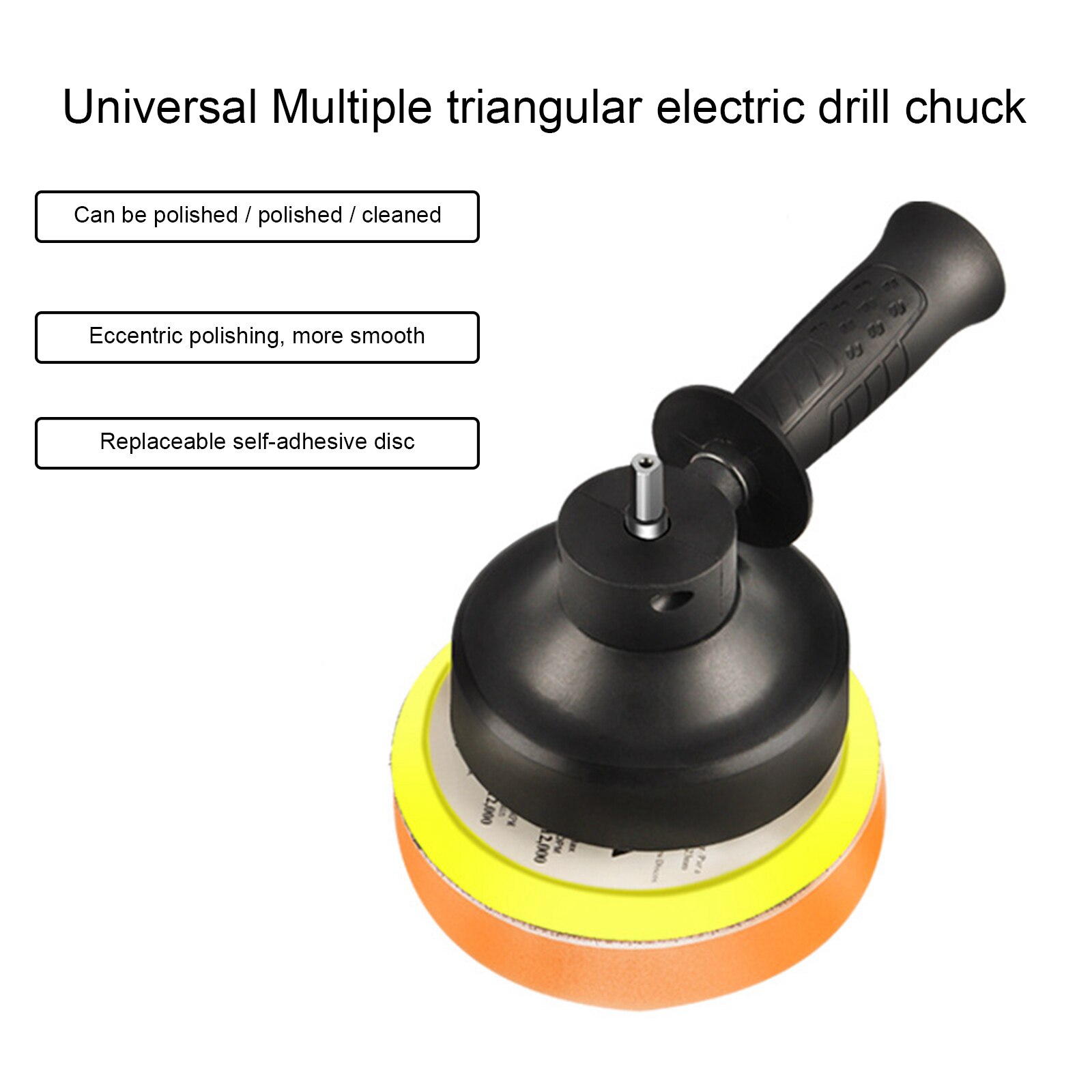 Auto Polijstmachine Machine Wol Wax Spons Polijsten Wiel Elektrische Boor Adapter Buffing Pad Conversie Hoofd Kit Slijpen Tool