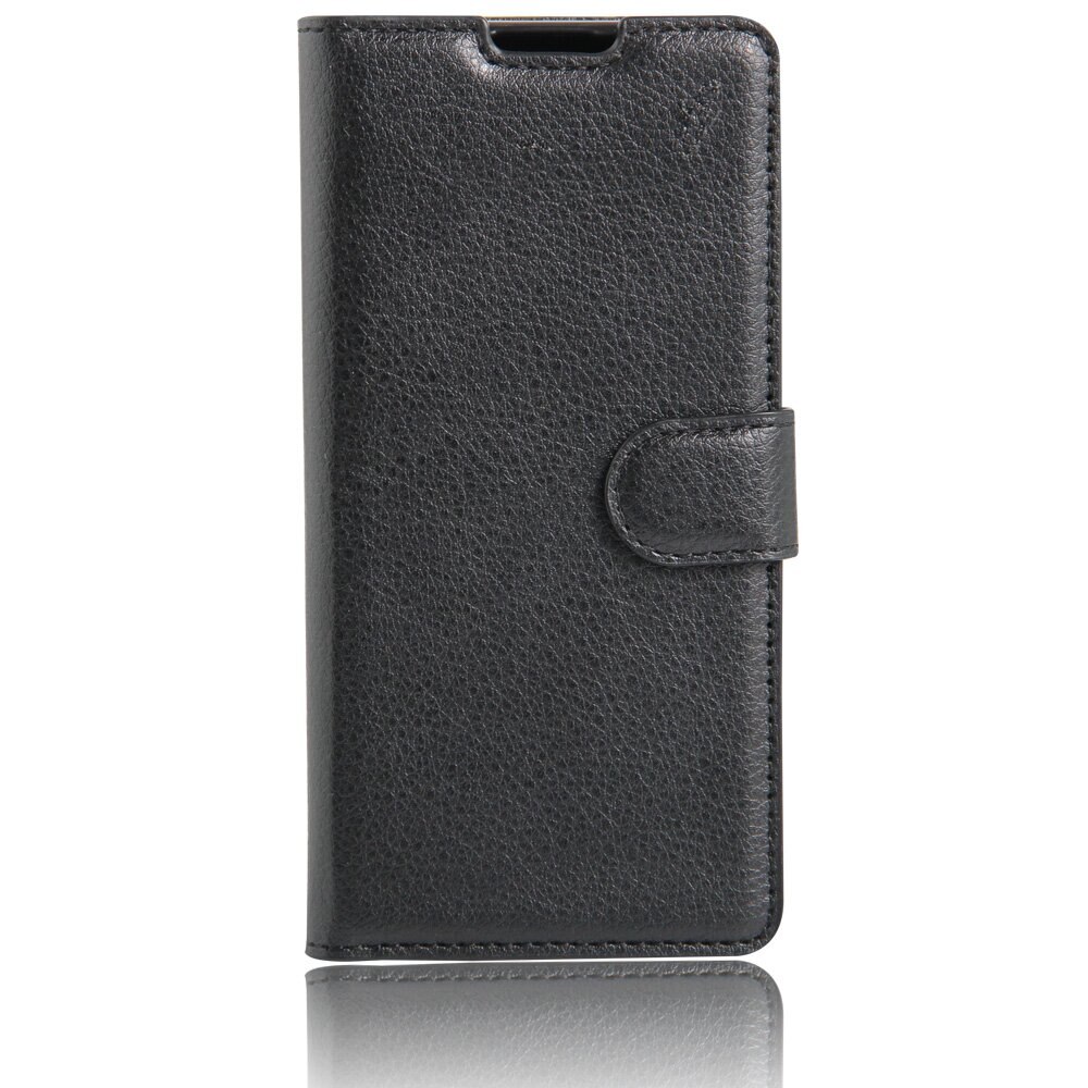 Étui portefeuille en cuir PU pour Alcatel 1, 5.0 pouces, avec porte-cartes, pour Alcatel 1 5033D 5033 5033A 5033Y 5033X: Black