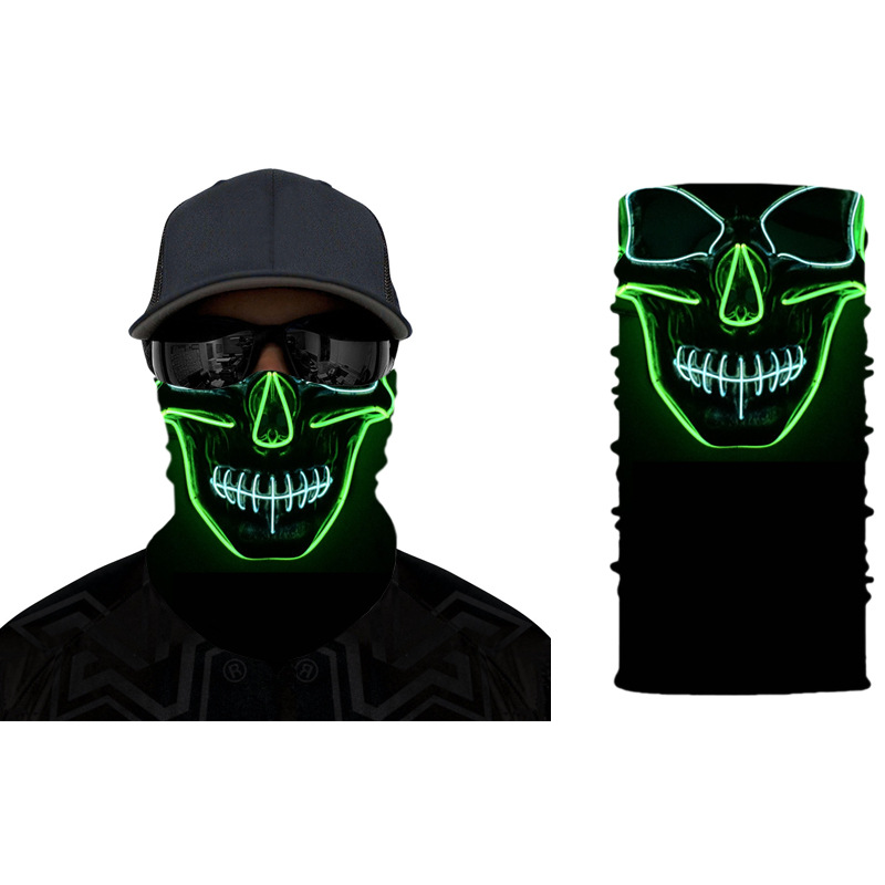Szalik Komin Washable Reusable Skull Bandana Face Mask Outdoor Sports Skull Scarf Magic Seamless Mask Mouth Face Mask: MZ0116